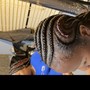 Natural Hair Individual Braids (Large)