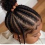 Medium knotless braids