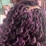 Medium knotless braids