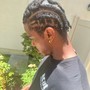 Small Natural Kinky Twist (w/Shaved Sides)