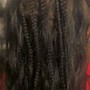 Medium Knotless Braids