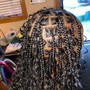 6 Straight back Braids