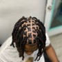 Loc Retwist with Two Strand Twist style