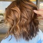 Partial perm - short hair