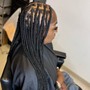 Large Knotless Braids