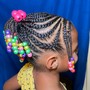 Kid's Cornrows no extensions 5-12