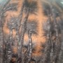 Dreadlocks retwist with 2 strand