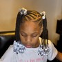 Kid's braids w/added hair