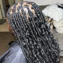 Large Knotless Braids