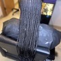 Large Knotless Braids