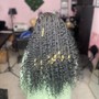 Fulani braids plaits/Knotless in the back