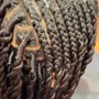 Knotless boho braids