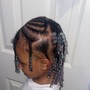 Kid's Cornrows (NO HAIR ADDED!!!) WITH BEADS !!!