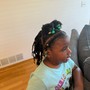 Kid's Braids with added hair