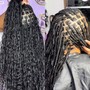 Knotless box braids