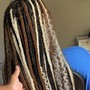 Medium Goddess Braids- Mid Back