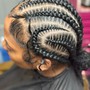 8 Stitch/ Feed in Braids