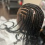 Kinky twist Braids style