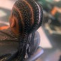 Quick weave braid down