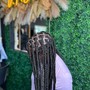 Medium knotless Braids