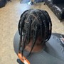 Large knotless Braids