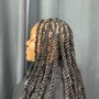 Large knotless braids