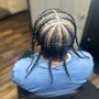 Infinity Ponytail Over Locs