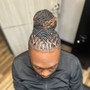 Men Box Braids/ Twists w/ Shaved Sides