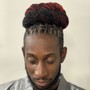 Men Box Braids/ Twists w/ Shaved Sides