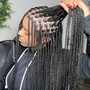 Knotless braids medium