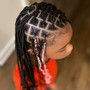 Kid's small knotless Braids