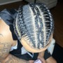 Traditional Cornrows (Half Head)