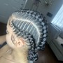 Traditional Cornrows (Half Head)