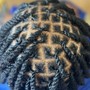 Natural Hair (Flat Twists Style)