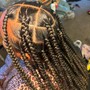 2 Braided or Loose Ponytails