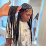 Freestyle feed ins braids