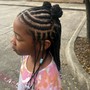 Extended loc ponytail