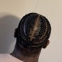 fulani/tribal design ( front of the head)