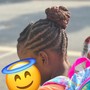 Kid's Large Knotless Braids