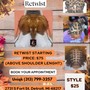 Retwist + Style & Manicure & Pedicure Special