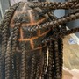 Large Knotless Braids