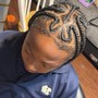 Boy cornrows