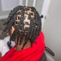 Short loc re twist & style