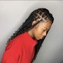 Knotless Medium Braids - Butt