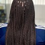 Medium Large Knotless Goddess Braids