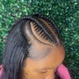 Kids Sleek Braided Ponytail