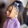 Kid's Braided ponytail