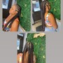 Boho Small Knotless Braids