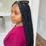 Wrap goddess braids