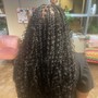 Braid down for a wig (installation not done in salon)